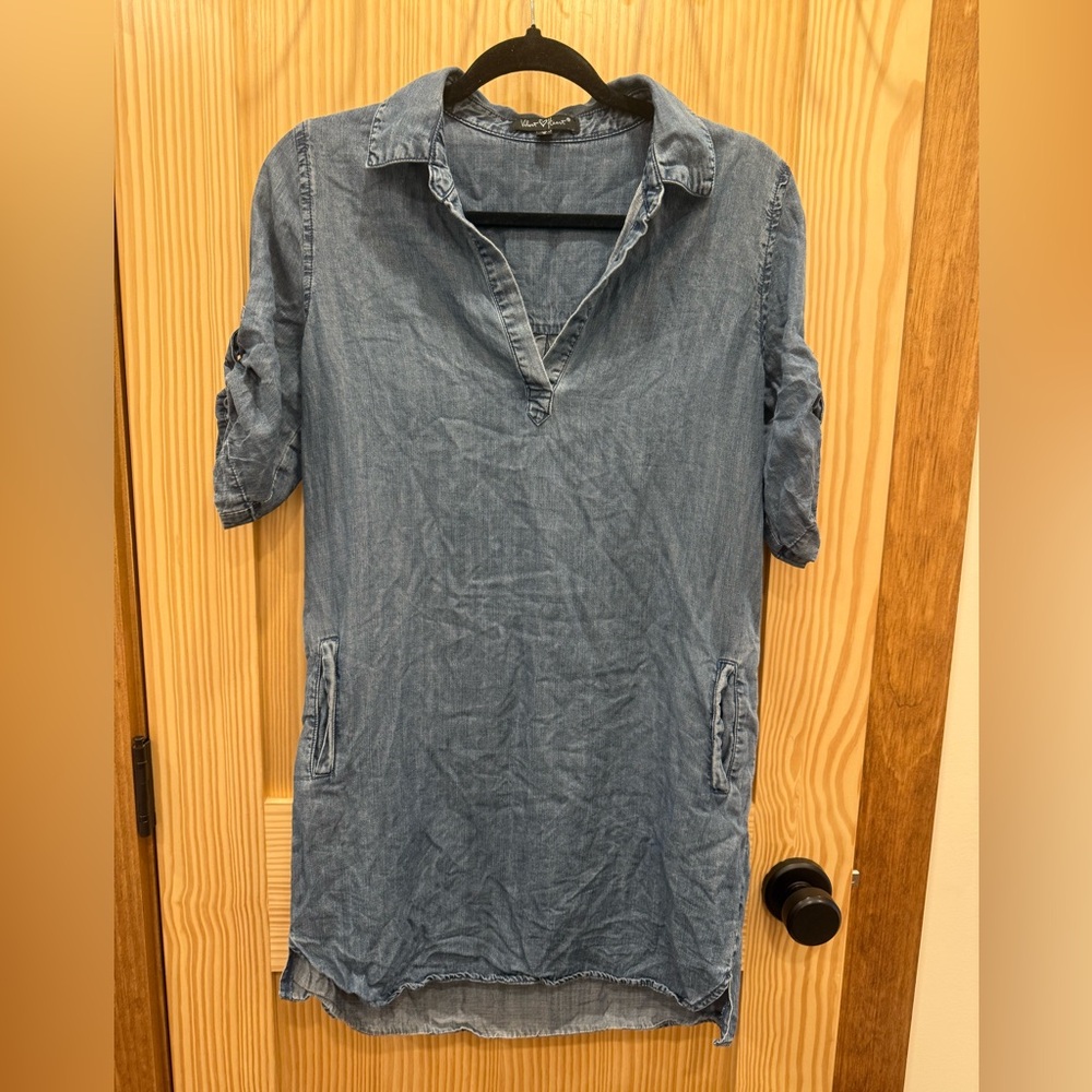 Velvet Heart Blue Relaxed Button Down Shirt